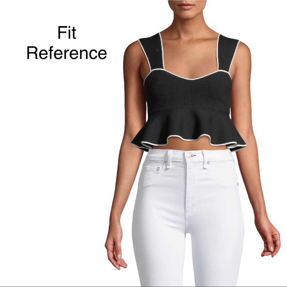 Club Monaco Light Gray Crop Top - Picture 6 of 6